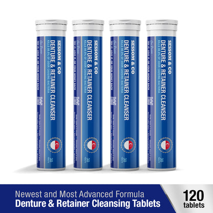 SESSOM & CO DENTURE AND RETAINER CLEANSER